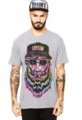 Man Tie Dye Cinza Grey T-Shirt